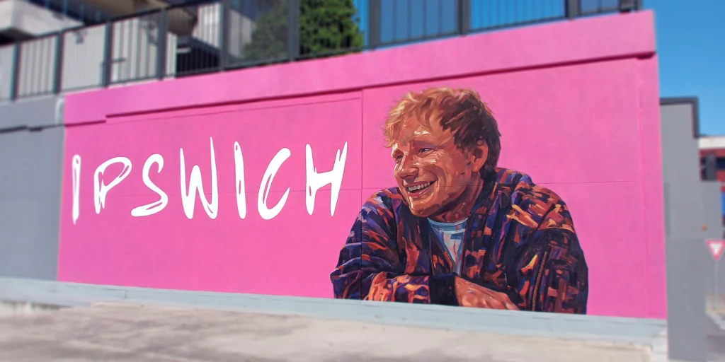 Ed Sheeran mural