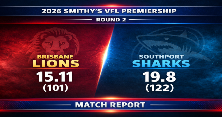 VFL Brisbane Lions vs Southport Sharks