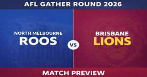 North Melbourne Roos vs Brisbane Lions AFL
